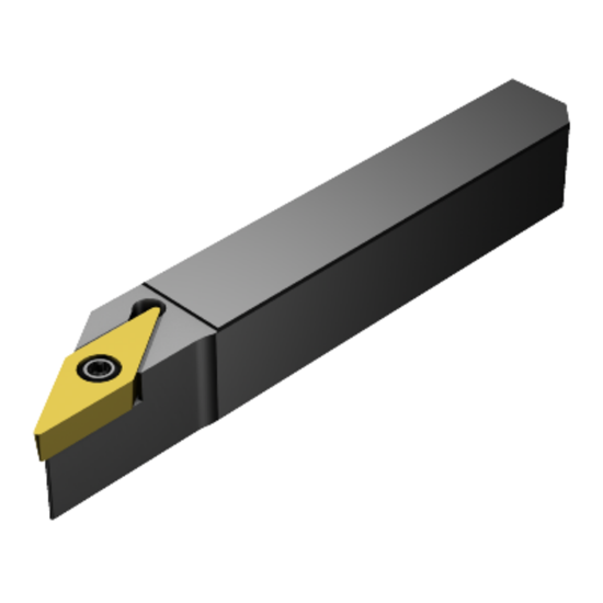 Picture of SANDVIK QS-SVABR1616E11-B1, CoroTurn 107 QS Short Holder for QS Holding System, Right Hand, 16 x 16mm Shank Stick Tool