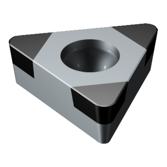 Picture of SANDVIK TCGW222S0320F 7025 Turning Insert Triangle CBN 0.031 Corner Radius