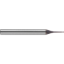 Picture of ROBBJACK DM-202-03 DIA 3/32 SH 0.2500 LOC 0.0938 OAL 2.50 End Mill Standard Flute Standard Helix Carbide Uncoated Single End Ball Nose