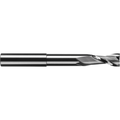 Picture of ROBBJACK EX-204-16 DIA 1/2 SH 0.50 LOC 1.00 OAL 4.00 End Mill Standard Flute Standard Helix Carbide Uncoated Single End Square Sharp