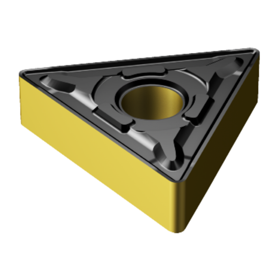 Picture of SANDVIK TNMG 654-PR 4325 Turning Insert Triangle TiCN + Al2O3 + TiN Carbide 0.062 Corner Radius