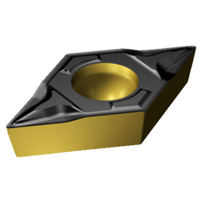 Picture of SANDVIK DCMT 2(1.5)1-PF 4315 Turning Insert 55.0° TiCN + Al2O3 + TiN Carbide 0.016 Corner Radius