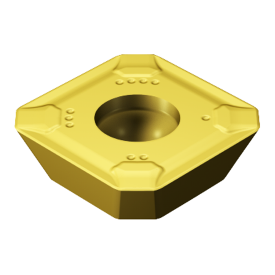 Picture of SANDVIK R245-12 T3 K-MM K20W CoroMill 245 Insert; 45 degree face Milling