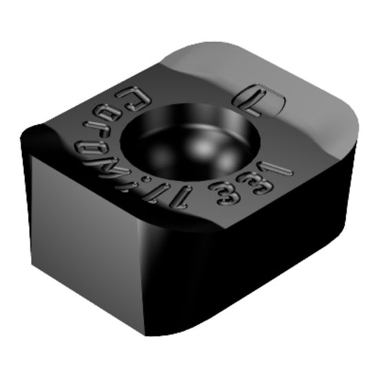 Picture of SANDVIK N331.1A-14 50 08E-KL 3040 CoroMill® 331, Carbide Insert for Slotting, TiCN + Al2O3 Coating Insert