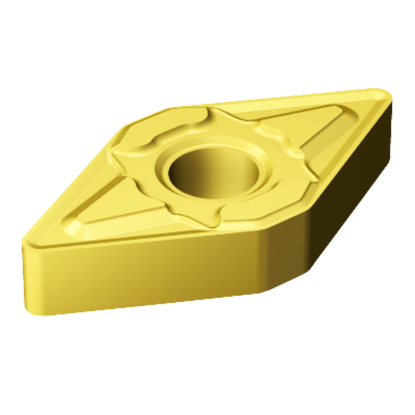 Picture of SANDVIK DNMG 442-KM 3005 Turning Insert 55.0° TiCN + Al2O3 + TiN Carbide 0.031 Corner Radius