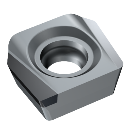 Picture of SANDVIK R590-1105H-ZC2-KL CB50 CBN Insert; 90 degree shoulder Milling