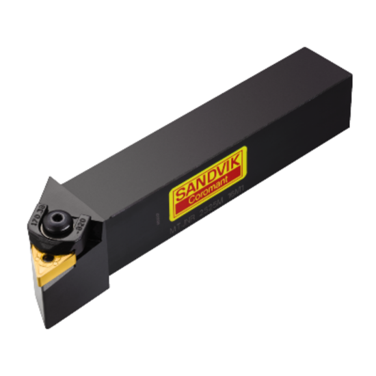 Picture of SANDVIK MTJNL 2020K 16M1, T-Max P Shank Tool for Turning, Left Hand, 20 x 20mm Shank Stick Tool