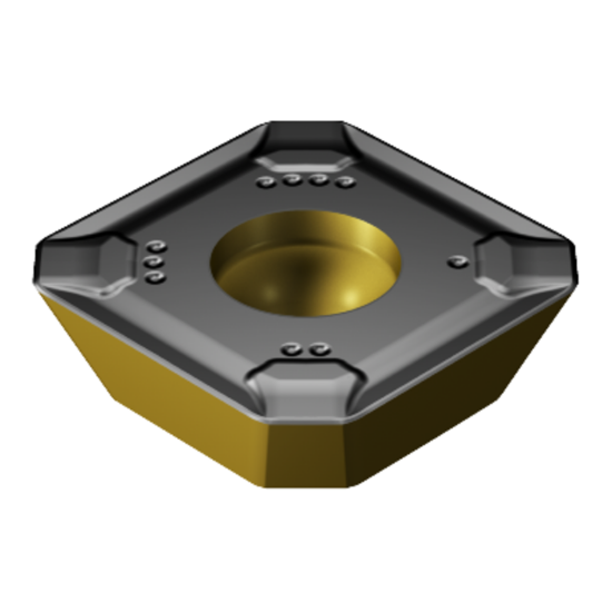 Picture of SANDVIK R245-18 T6 M-KM 3220 CoroMill 245 Insert; 45 degree face Milling