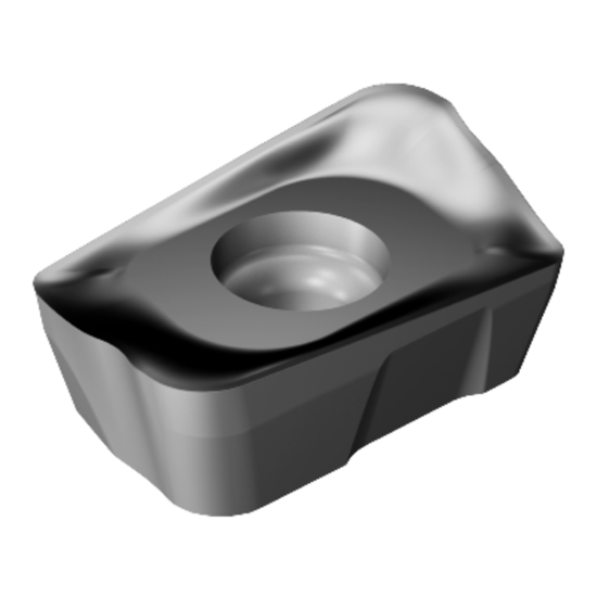 Picture of SANDVIK R390-18 06 12H-PL 1010 CoroMill 390 Insert; 90 degree shoulder Milling