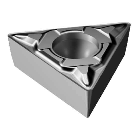 Picture of SANDVIK TCMT 1.2(1.2)2-MF 1105 Turning Insert Triangle TiAlN Carbide 0.031 Corner Radius