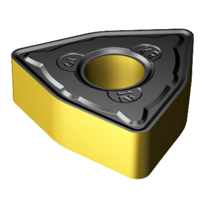 Picture of SANDVIK WNMG 432-KR 3210 Turning Insert Trigon TiCN + Al2O3 + TiN Carbide 0.031 Corner Radius