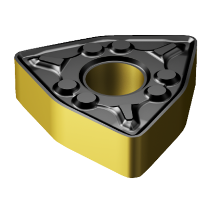 Picture of SANDVIK WNMG 433-WM 3210 Turning Insert Trigon TiCN + Al2O3 + TiN Carbide 0.047 Corner Radius