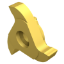 Picture of SANDVIK 327R14-28 40002-GM 1025 CoroMill® 327, Carbide Solid Carbide Head for Grooving, TiAlN + TiN Coating Slot Mill