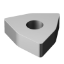 Picture of SANDVIK WNGA 1204002T0820 6190 Turning Insert Trigon Ceramic 0.031 Corner Radius
