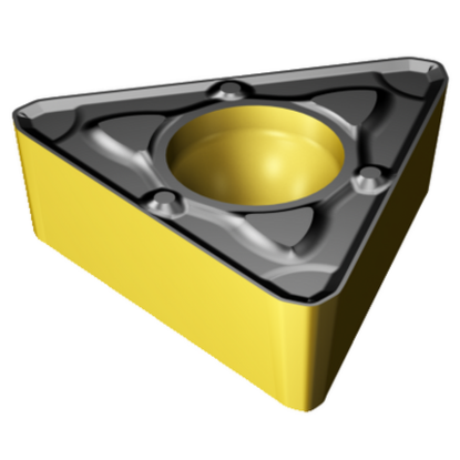 Picture of SANDVIK TCMX 222-WM 4325 Turning Insert Triangle TiCN + Al2O3 + TiN Carbide 0.031 Corner Radius