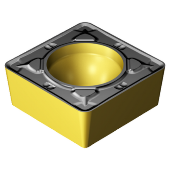 Picture of SANDVIK SCMT 432-PR 4315 Turning Insert Square TiCN + Al2O3 + TiN Carbide 0.031 Corner Radius