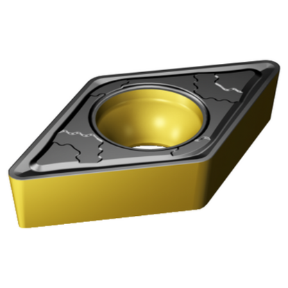 Picture of SANDVIK DCMT 3(2.5)1-PMC 4325 Turning Insert 55.0° TiCN + Al2O3 + TiN Carbide 0.016 Corner Radius