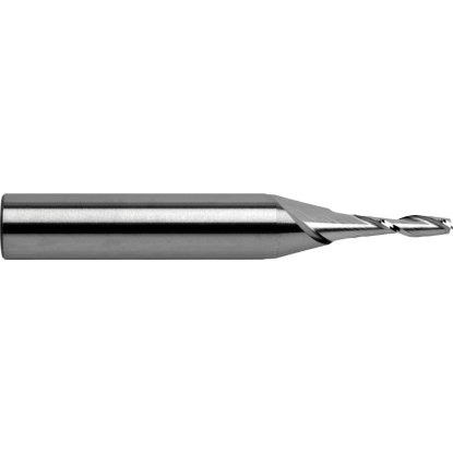 Picture of ROBBJACK T12-203-15-A DIA 15/32 SH 0.50 LOC 1.00 OAL 3.00 End Mill Standard Flute Standard Helix Carbide AlTiN Single End Square Sharp