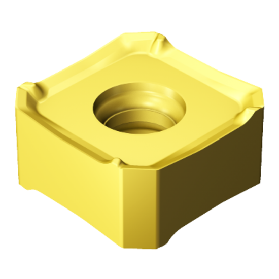 Picture of SANDVIK 345R-13T5E-ML 2030 CoroMill 345 Insert; 45 degree face Milling