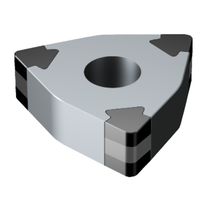 Picture of SANDVIK WNGA332S0330A 7025 Turning Insert Trigon CBN 0.031 Corner Radius