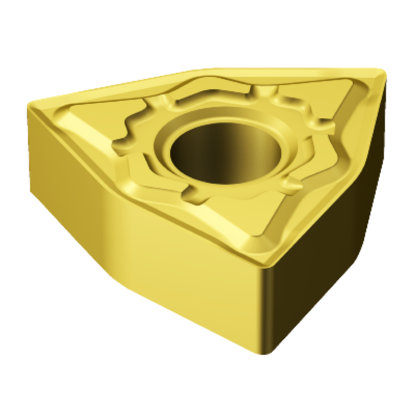 Picture of SANDVIK WNMG 432-KF 3005 Turning Insert Trigon TiCN + Al2O3 + TiN Carbide 0.031 Corner Radius