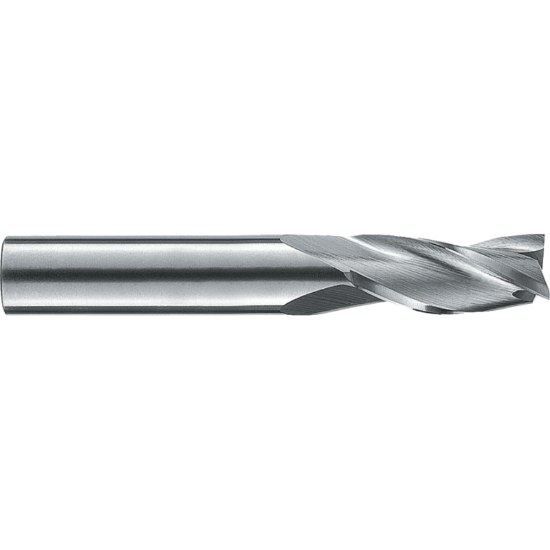 Picture of ROBBJACK TR-303-12-A DIA 3/8 SH 0.3750 LOC 0.8750 OAL 2.50 End Mill Standard Flute Standard Helix Carbide AlTiN Single End Square Sharp