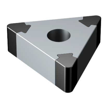 Picture of SANDVIK TNGA333S0330A 7025 Turning Insert Triangle CBN 0.047 Corner Radius