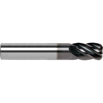 Picture of ROBBJACK XG-500-08 DIA 1/4 SH 0.2500 LOC 0.3750 OAL 2.50 End Mill Standard Flute Variable Helix Carbide Uncoated Single End Corner Radius 0.0170 0.43MM