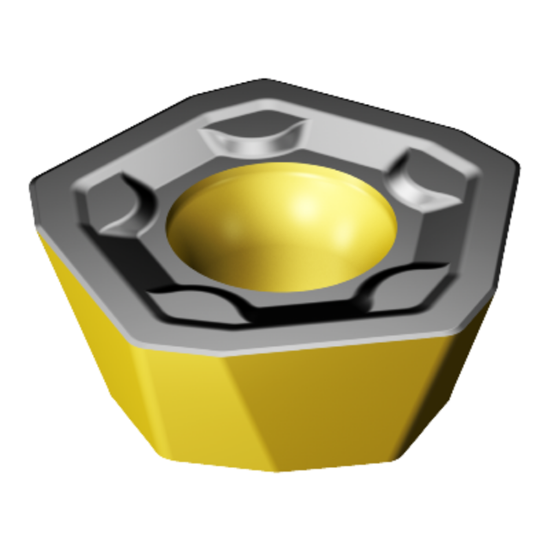 Picture of SANDVIK 419R-1405M-PH 3330 CoroMill® 419, Carbide Insert for Milling, TiCN + Al2O3 + TiN Coating Insert