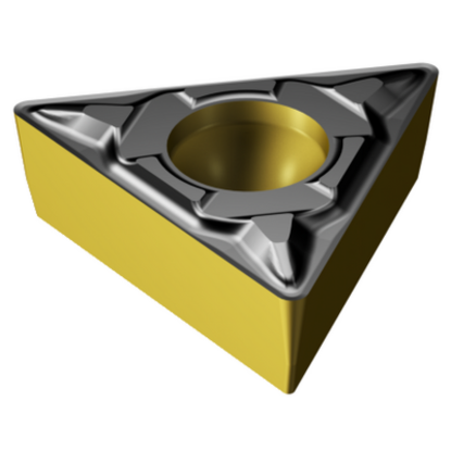 Picture of SANDVIK TPMT 221-PF 4325 Turning Insert Triangle TiCN + Al2O3 + TiN Carbide 0.016 Corner Radius