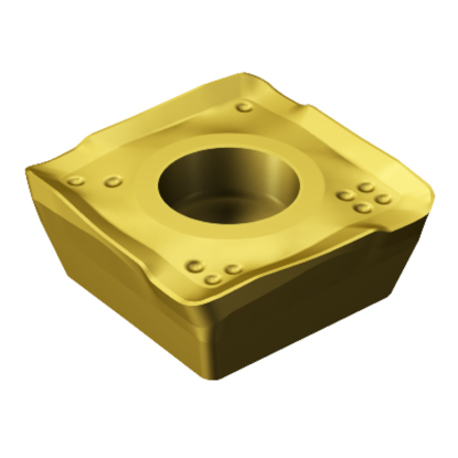 Picture of SANDVIK 490R-08T308E-MM 2040 CoroMill 490 Insert; 90 degree shoulder Milling
