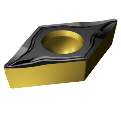 Picture of SANDVIK DCMT 3(2.5)2-UM 4325 Turning Insert 55.0° TiCN + Al2O3 + TiN Carbide 0.031 Corner Radius