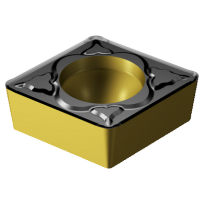 Picture of SANDVIK CCMT 431-Powder Metal 4315 Turning Insert 80.0° TiCN + Al2O3 + TiN Carbide 0.016 Corner Radius