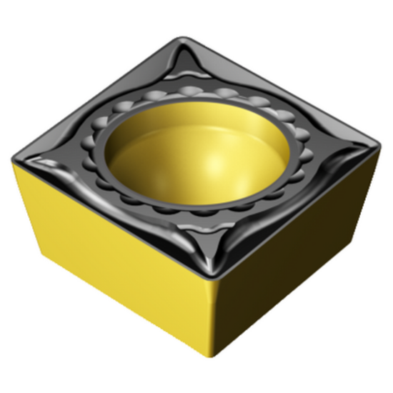 Picture of SANDVIK CPMT 3(2.5)1-Powder Metal 4315 Turning Insert 80.0° TiCN + Al2O3 + TiN Carbide 0.016 Corner Radius