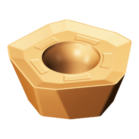 Picture of SANDVIK 419R-1405M-Powder Metal 1020 CoroMill® 419, Carbide Insert for Milling, TiAlN Coating Insert