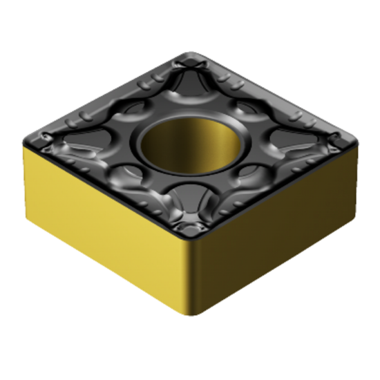 Picture of SANDVIK SNMG 432-Powder Metal 4415 Turning Insert Square TiCN + Al2O3 + TiN Carbide 0.032 Corner Radius