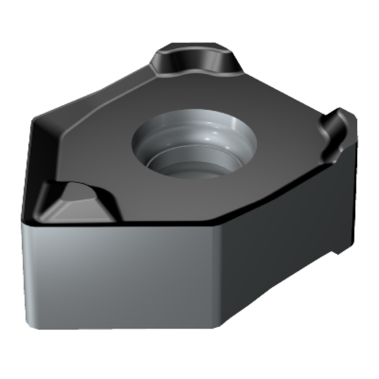 Picture of SANDVIK 345N-13T5E-MW8 1040 CoroMill 345 Insert Wiper; 45 degree face Milling