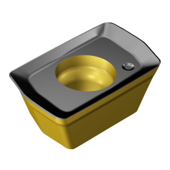 Picture of SANDVIK 390R-070208M-Powder Metal 4340, CoroMill 390 Carbide Insert for Milling, CVD TICN+AL2O3+TIN Coating Insert