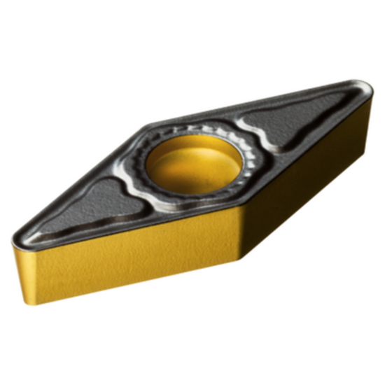 Picture of SANDVIK VCMT 221-Powder Metal 4325 Turning Insert 35.0° TiCN + Al2O3 + TiN Carbide 0.016 Corner Radius