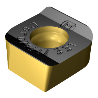 Picture of SANDVIK L331.1A-08 45 40H-WM 4330, CoroMill 331 Carbide Insert for Slotting, CVD Ti(C,N)+Al2O3+TiN Coating Insert