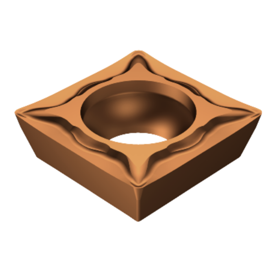 Picture of SANDVIK SPMT 432-UM 1125 Turning Insert Square TiAlN Carbide 0.031 Corner Radius