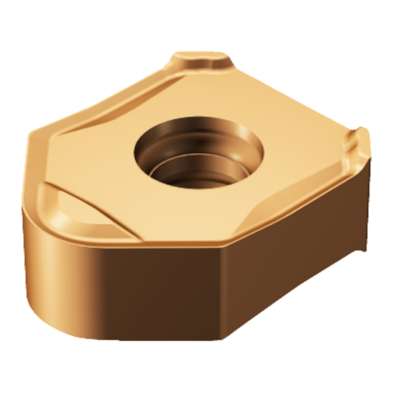 Picture of SANDVIK 345N-1305E-KW8 1020 CoroMill 345 Insert Wiper; 45 degree face Milling