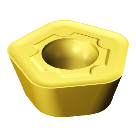 Picture of SANDVIK 419N-140530E-SM 2040 CoroMill® 419, Carbide Insert for Milling, TiCN + Al2O3 + TiN Coating Insert