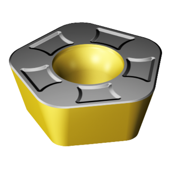 Picture of SANDVIK 419N-140530M-KH 3330 CoroMill® 419, Carbide Insert for Milling, TiCN + Al2O3 + TiN Coating Insert