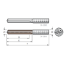 Picture of HAM TFR298-1000 10.00mm 5XD Solid Carbide Multi Drill , 2 Straight Flutes, Uncoated, Coolant Thru