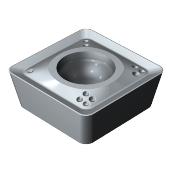 Picture of SANDVIK 495-09T3M-Powder Metal 1130 CoroMill® 495, Carbide Insert for Milling, AlTiCrN Coating Insert