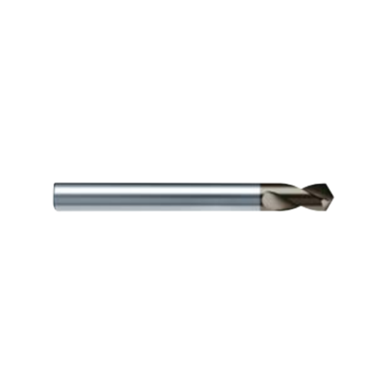Picture of HAM TFR331-0800 TA 8.00mm Solid Carbide NC Center Drill , 2 Flutes, TA Coated