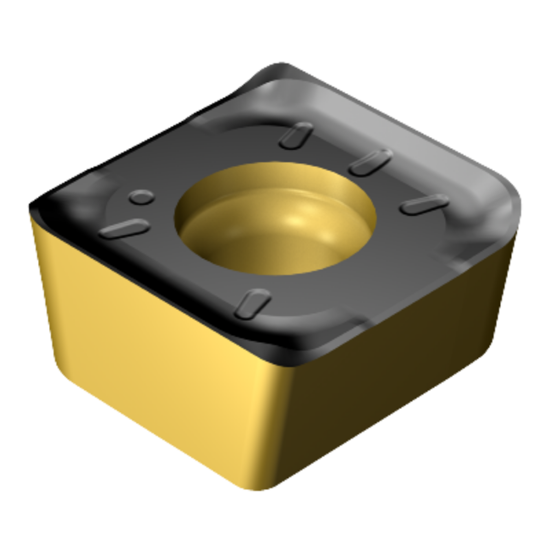 Picture of SANDVIK R331.1A-115030E-M30 4330, CoroMill 331 Carbide Insert for Slotting, CVD Ti(C,N)+Al2O3+TiN Coating Insert