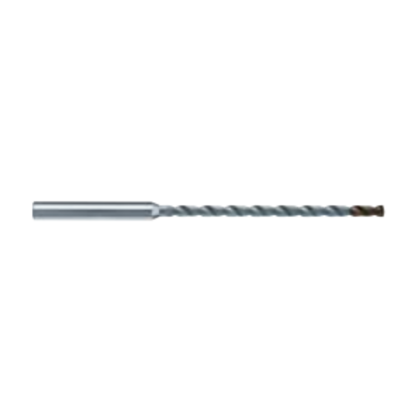 Picture of HAM TFR30-2341-0145 1.45mm 20XD Solid Carbide Deep Hole Drill , 2 Flutes, TA Coated, Coolant Thru