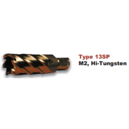 Show details for VIKING 16351 11/16" Annular Drill 1 Length Of Cut Gold Coated Picture of VIKING 16351 11/16" Annular Drill 1 Length Of Cut Gold Coated